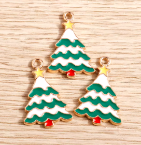 Christmas Tree Charm for Cat Collars